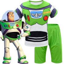 Toy Story Kids Girls Boys Sweatsuit Round Neck T-shirt And Pants Trendy 2pcs Set