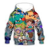 Toy Story Kids Unisex Fall And Winter Casual Jacket Casual Loose Zip Up Coat