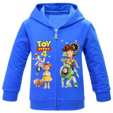 Toy Story Kids Fashion Unisex Casual Jacket Casual Loose Zip Up Hooded Coat