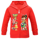 Toy Story Kids Fashion Unisex Casual Jacket Casual Loose Zip Up Hooded Coat