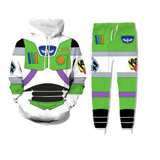 Toy Story Popular Long Sleeve Hoodie And Pants Set For Men And Women