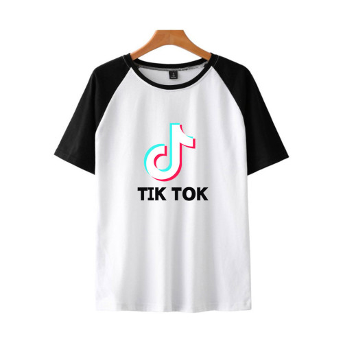 Tik Tok Fashion Casual Summer Short Sleeve T-shirt For Men And Women