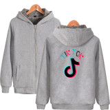 Tik Tok Fashion Fall And Winter Jacket Thick Warm Zip Up Hoodie Coat