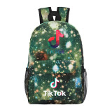 Tik Tok Fashion Green Girls Boys Casual School Bookbag Travel Backpack