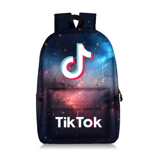 Tik Tok Fashion Girls Boys Casual School Bookbag Students Backpack Travel Bag