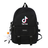 Tik Tok Fashion Girls Boys Popular Casual School Bookbag Travel Backpack With Duck Dolls