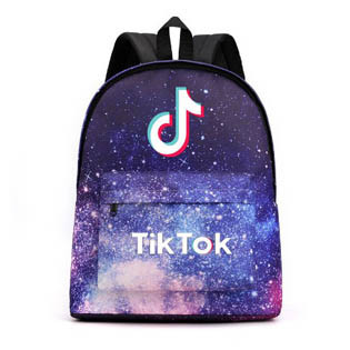 Tik Tok Fashion  Print Girls Boys Unisex Casual School Bookbag Travel Backpack