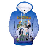 Disenchantment 3-D Print Fashion Loose Long Sleeve Hoodie For Men And Women