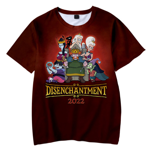 Disenchantment 3-D Print Fashion Short Long Sleeve T-shirt For Men And Women