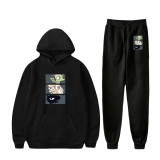 Disenchantment Fashion Unisex Casual Sweatshirt and Jogger Pants 2 PCS Set