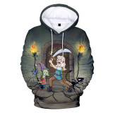 Disenchantment Kids 3-D Print Fashion Loose Long Sleeve Hoodie For Girls And Boys
