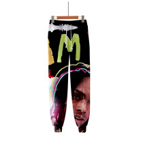 YNW Melly 3-D Print Fashion Casual Loose Jogger Pants For Men And Women