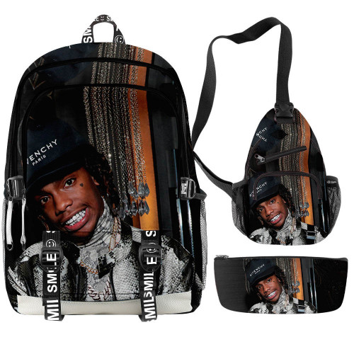 YNW Melly Trendy Backpack Students Backpack With One Shoulder Backpack and Pencil Bag Set