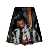 YNW Melly Fashion 3-D Print Skirts For Girls And Women