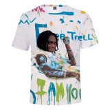 YNW Melly Kids Girls Boys 3-D Print Fashion Casual Loose Round Neck T-shirt