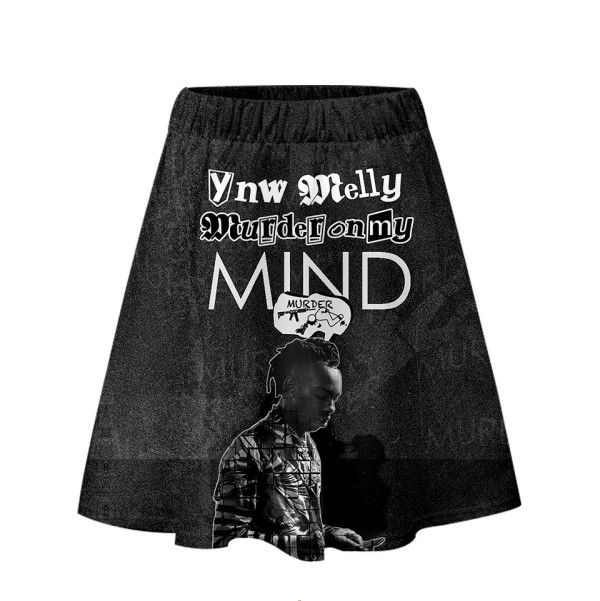YNW Melly Fashion 3-D Print Skirts For Girls And Women