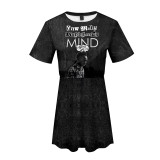 2022 YNW Melly Fashion 3-D Print Casual Dress For Girls And Women