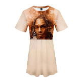 2022 YNW Melly Fashion 3-D Print Casual Dress For Girls And Women