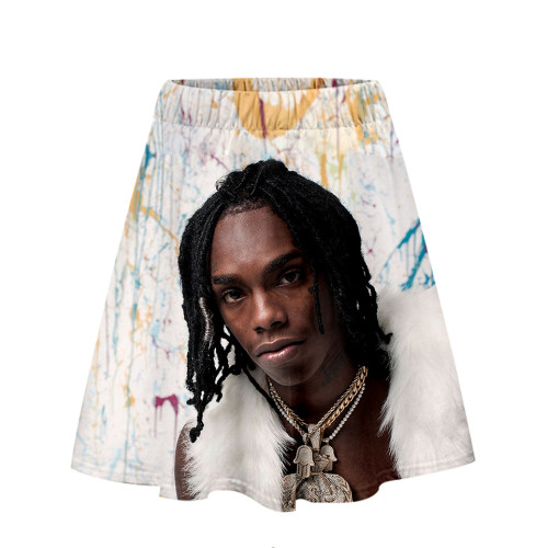 YNW Melly Fashion 3-D Print Skirts For Girls And Women