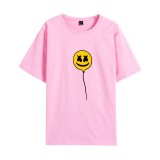 Marshmello Fashion Print Men And Women Unisex Short Sleeve Round Neck T-shirt