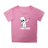 Marshmello Kids Fashion Colored Smile Short Sleeve T-shirt Girls Boys Summer Tee