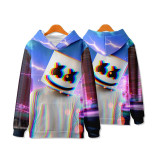 Marshmello Popular Loose Long Sleeve Casual Hoodie For Men And Women