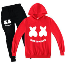 Marshmello Kids Fashion Casual Loose Hoodie And Jogger Pants For Girls And Boys