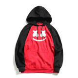 Marshmello Trendy Color Combination Long Sleeve Hooded Sweatshirt Unisex Hoodie