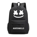 Marshmello Fashion Print Girls Boys Casual School Bookbag Students Backpack