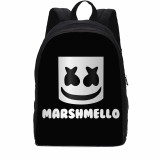 Marshmello Fashion 3-D Print Girls Boys Casual School Bookbag Students Backpack