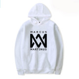 Marcus&Martinus Trendy Print Fall And Winter Long Sleeve Casual Loose Unisex Hoodie