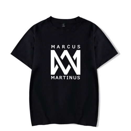 Marcus&Martinus Fashion Summer Short Sleeve Casual Loose T-shirt For Men And Women