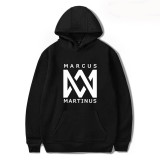Marcus&Martinus Trendy Print Fall And Winter Long Sleeve Casual Loose Unisex Hoodie