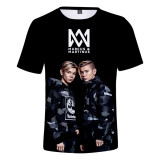 Marcus&Martinus Fashion 3-D Print Summer Casual Short Sleeve Unisex T-shirt