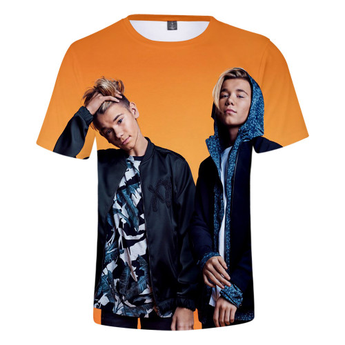 Marcus&Martinus Kids Unisex Fashion Summer Short Sleeve Round Neck T-shirt