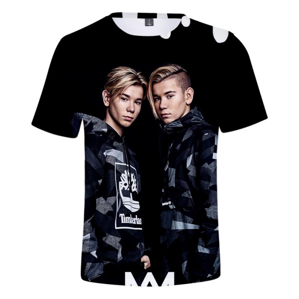 Marcus&Martinus Kids Unisex Fashion Summer Short Sleeve Round Neck T-shirt