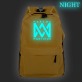 Marcus&Martinus Fashion Luminous Backpack Students Backpack Travel Bag