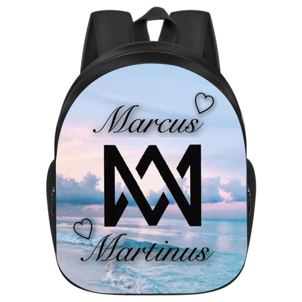 Marcus&Martinus Fashion 3-D Print Kids Casual School Bookbag Students Backpack