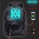 Marcus&Martinus Fashion Kids Casual School Bookbag Students Backpack With USB Charging Port