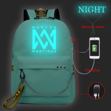 Marcus&Martinus Fashion Kids Casual School Bookbag Students Backpack With USB Charging Port