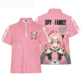 Anime Spy x Family Fashion Summer Short Sleeves T-shirt For Men And Women