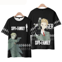 2022 Anime Spy x Family Fashion Kids Adults Unisex Trendy Short Sleeves T-shirt