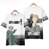 2022 Anime Spy x Family Fashion Kids Adults Unisex Trendy Short Sleeves T-shirt