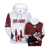 Anime Spy x Family Trendy Print Unisex Casual Long Sleeves Pullover Sweatshirt