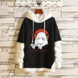 Anime Spy x Family Fake Two Pieces Casual Cool Fall Winter Hooded Sweatshirt
