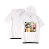 2022 New Anime Spy x Family Pullover T-shirt Short Sleeves Hoodie For Men And Women
