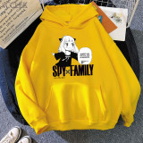 2022 New Popular Anime Spy x Family Casual Pullover Sweatshirt Comfort Unisex Hoodie