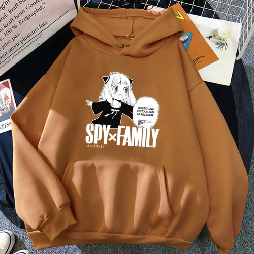 2022 New Popular Anime Spy x Family Casual Pullover Sweatshirt Comfort Unisex Hoodie