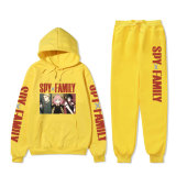 Anime Spy x Family Fashion Breathable Hoodie And Jogger Pants 2 PCS Set