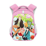 Anime Spy x Family Fashion Pink Cute Students Unisex Casual Backpack Travel Bag